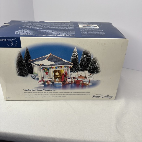 Department 56 Other - Department‎ 56 Retired Snow Village Another Man's Treasure Garage 1998